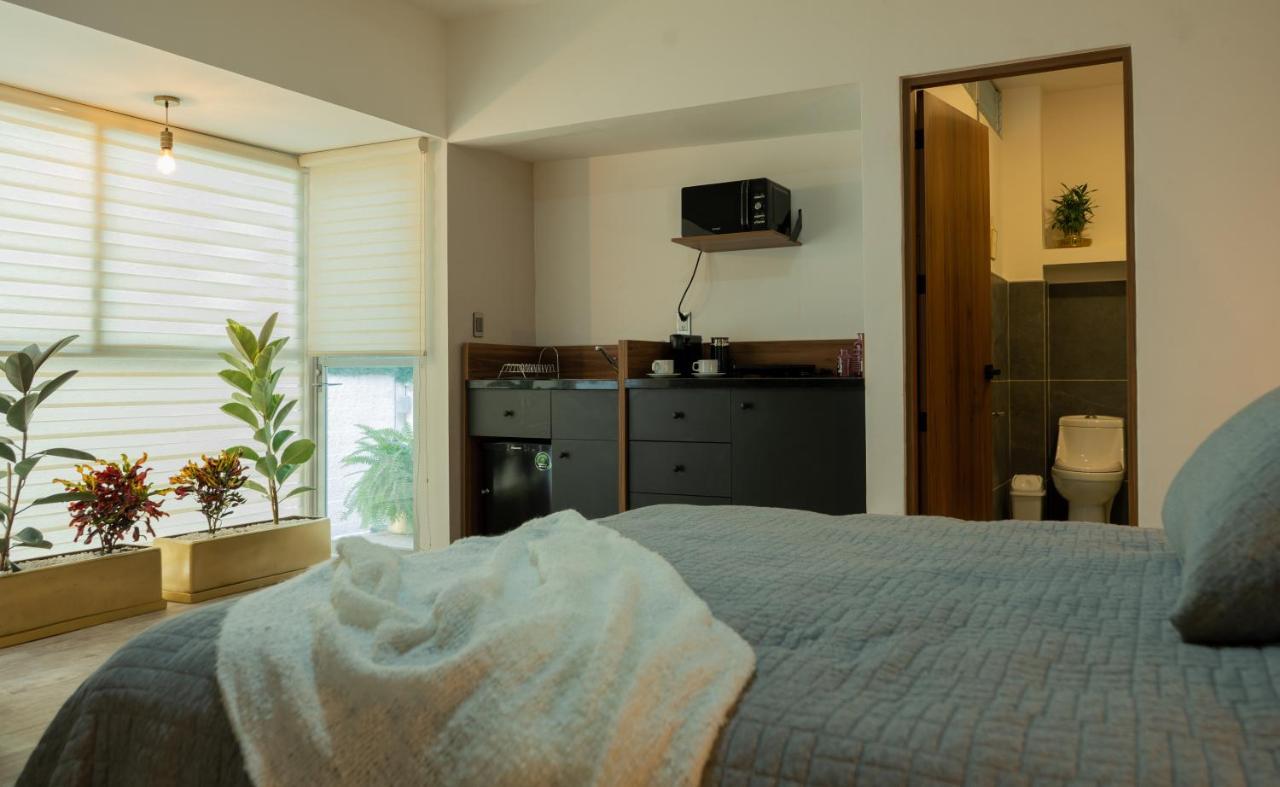 Reforma - Suite 4 De Lujo En Naploes Cama Queen Size Cidade do México Exterior foto
